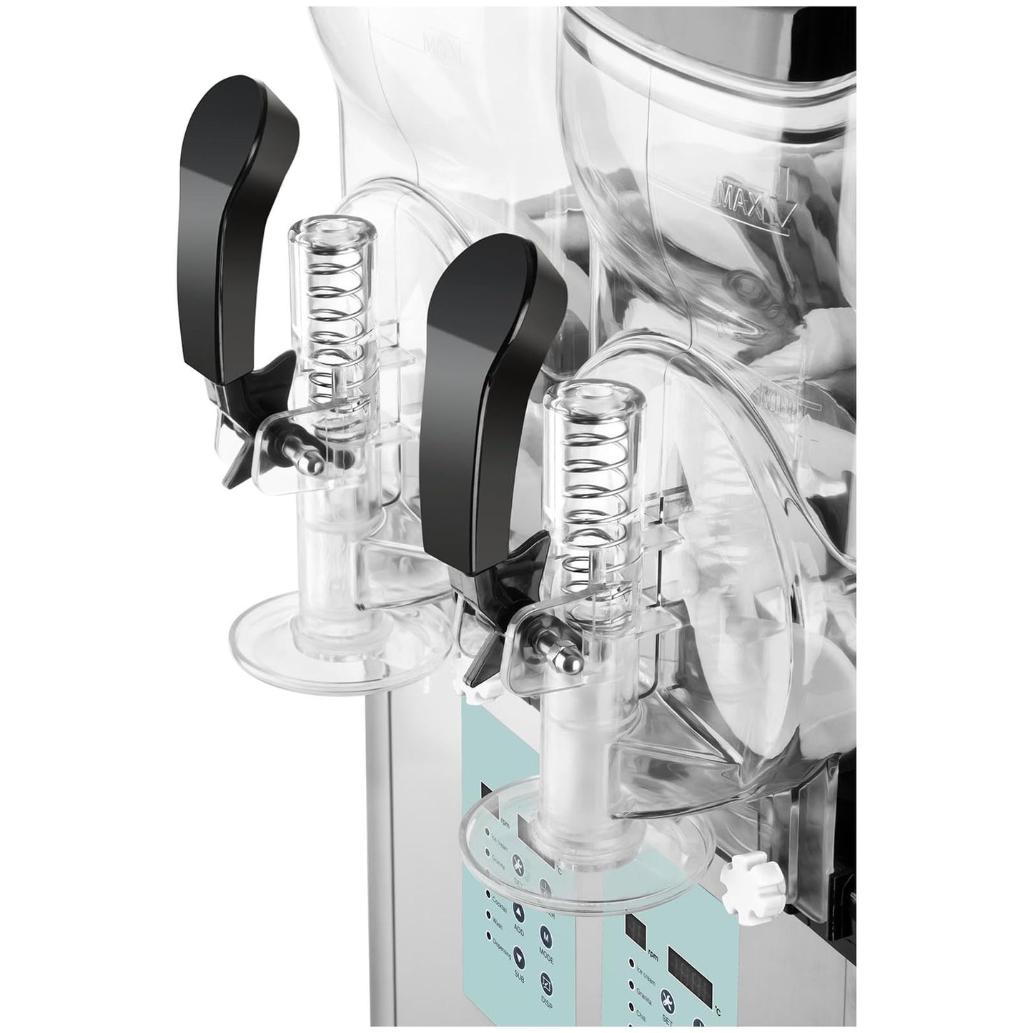 Slush Maschine 2×8L Royal Catering RCSL 2/6ICE gewerblich 450W LED Digital -7 bis +7°C